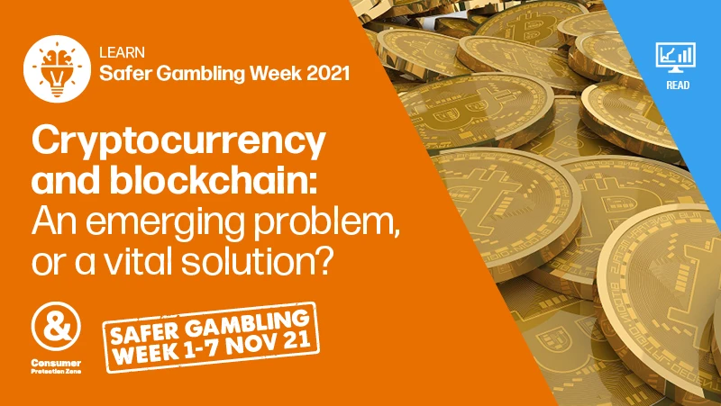 ICE365 Cryptocurrency and blockchain Safer Gambling Week 2021