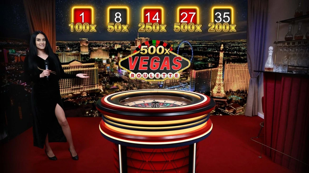 Vegas Roulette 500x live casino game