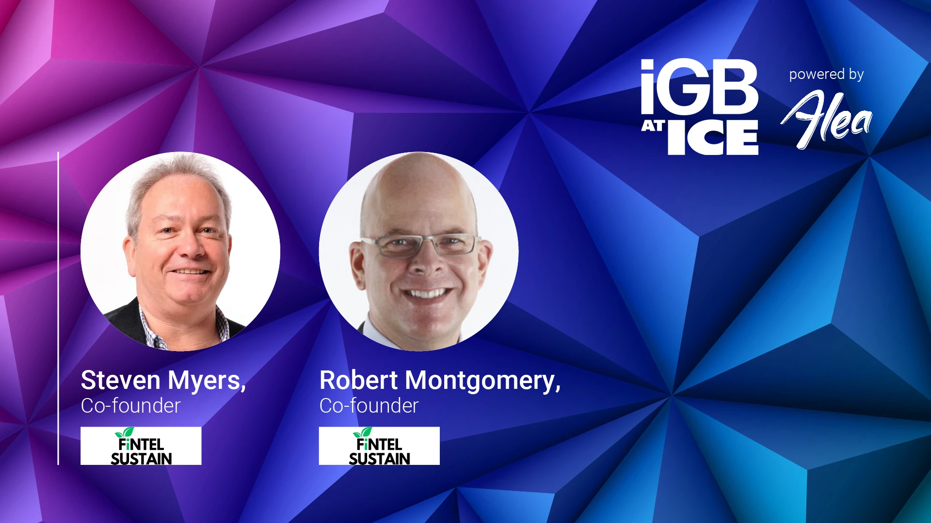 IGB@ICE Steven Myers Robert Montgomery FiNTEL Sustain