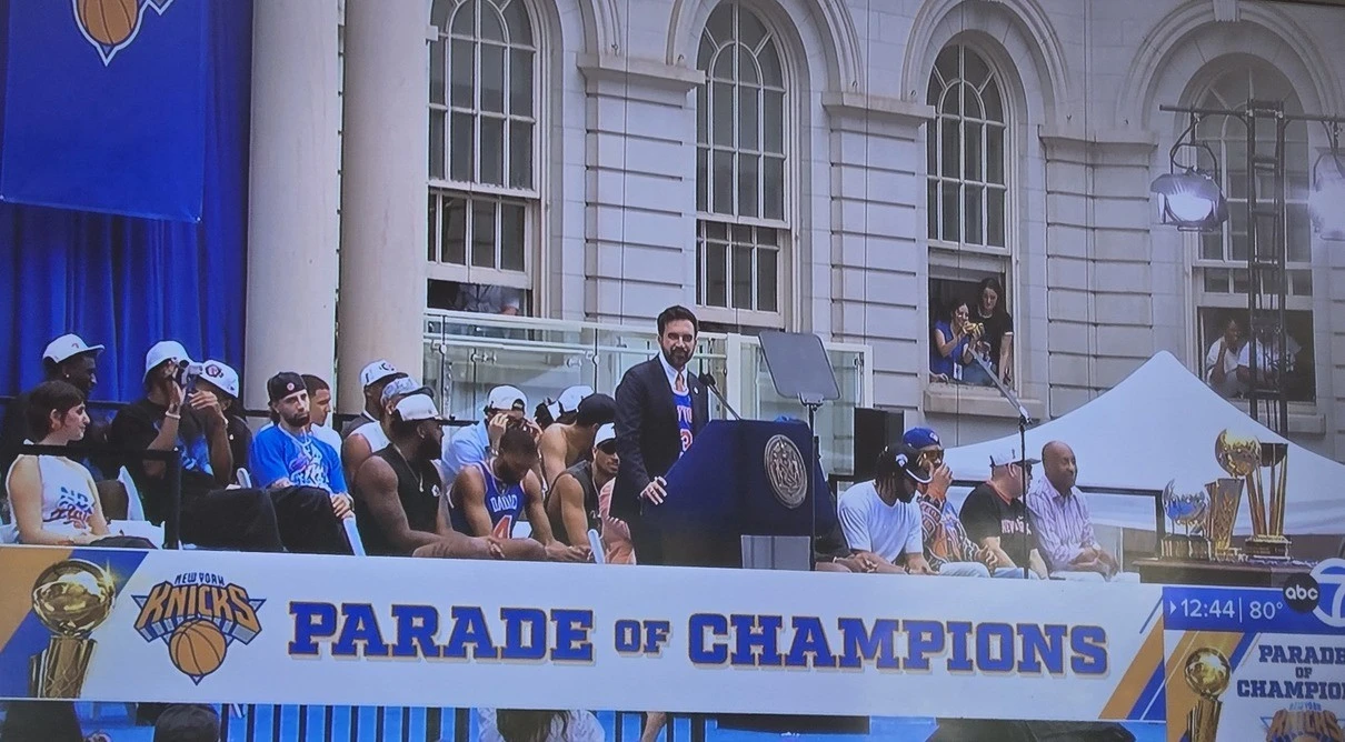 mamdani knicks parade