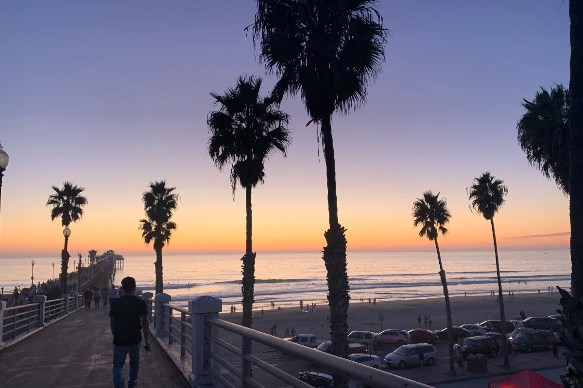 oceanside pier sunet