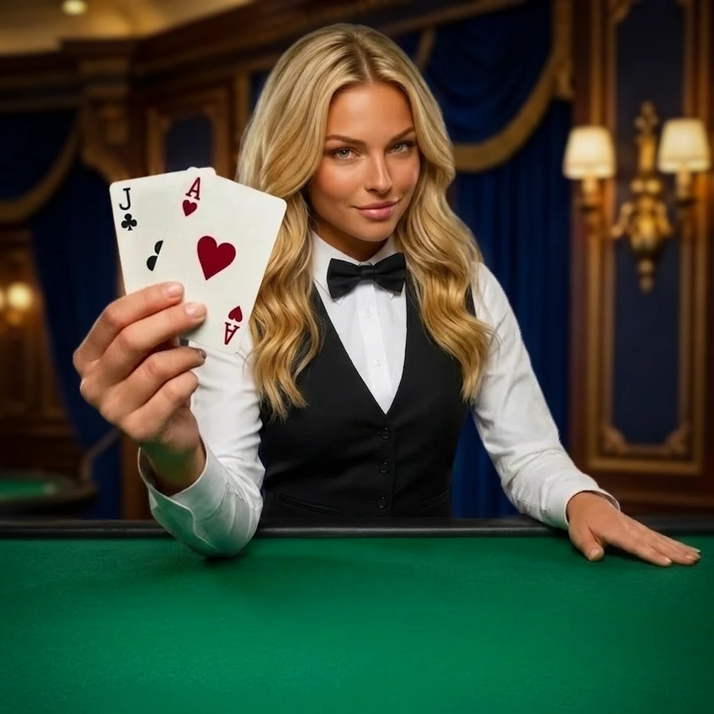 An image of the AI blackjack dealer, Sunny