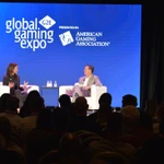 Bill Miller interviews Sandra Douglass Morgan at G2E 2022