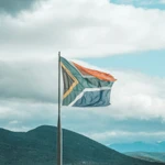 South Africa flag as the country releases an online verification portal