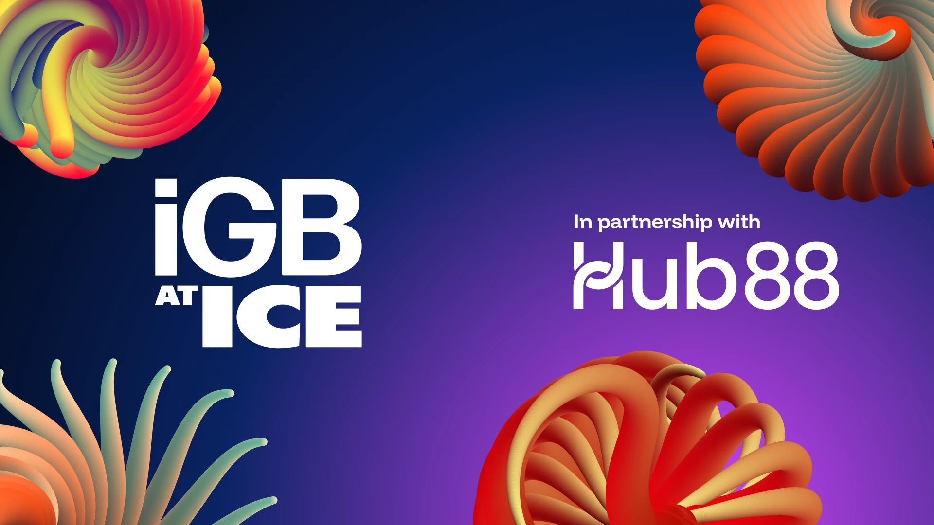 Graphic for Hub88 iGB interview at ICE 2026