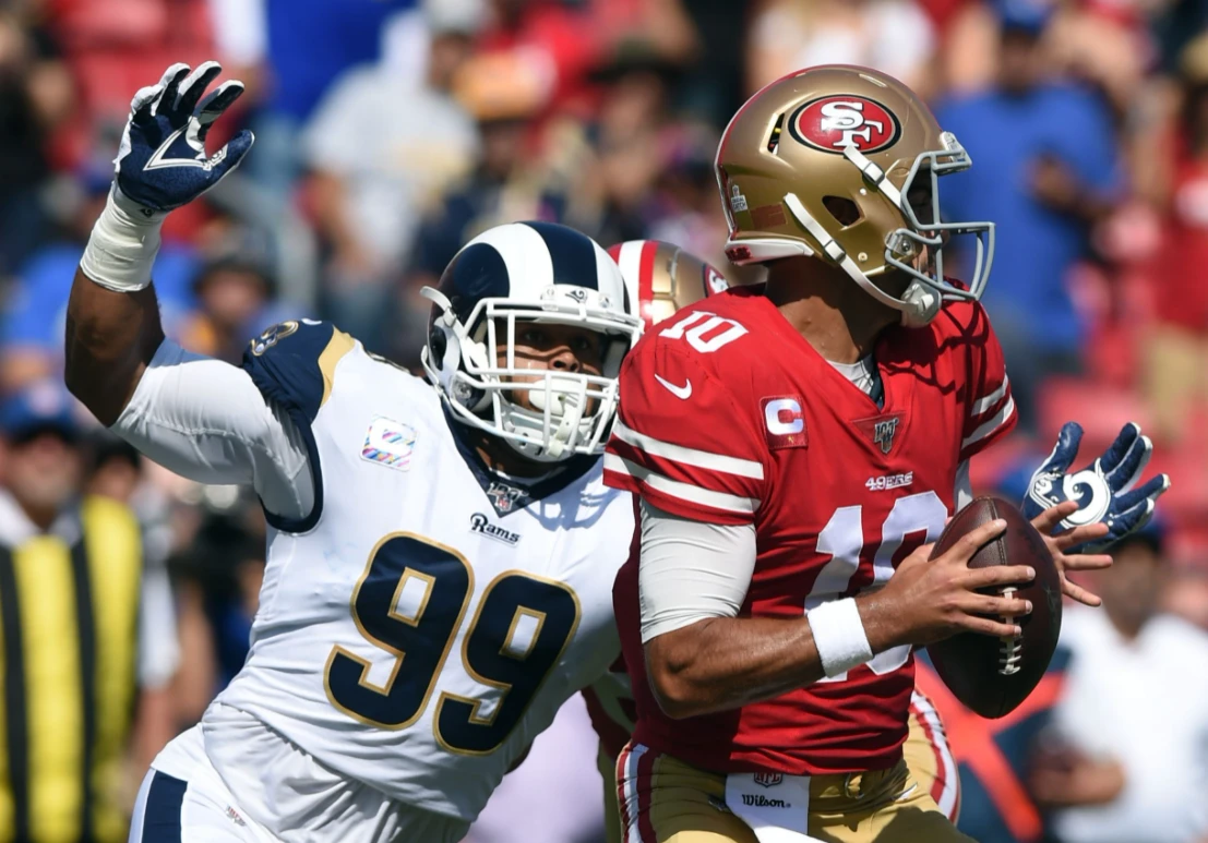 American football tackle