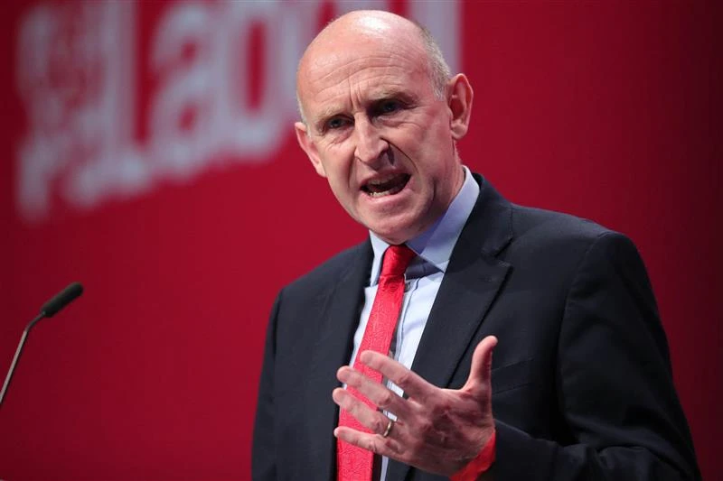John Healey, UK chancellor