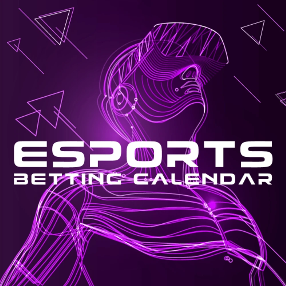 Graphic of a futuristic digital person esports VR goggles
