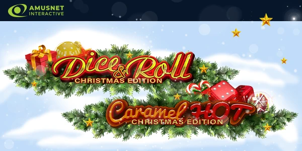 Caramel Hot and Dice & Roll Christmas Edition by Amusnet Interactive