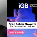 Thumbnail graphic for Delasport video interview at iGB Live 2025