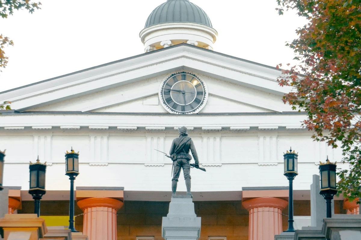 virginia monument clock tower