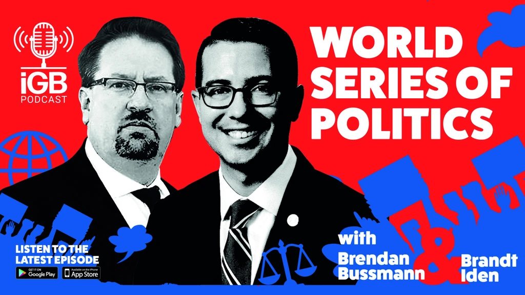 The hero banner of the World Series of Politics Podcast