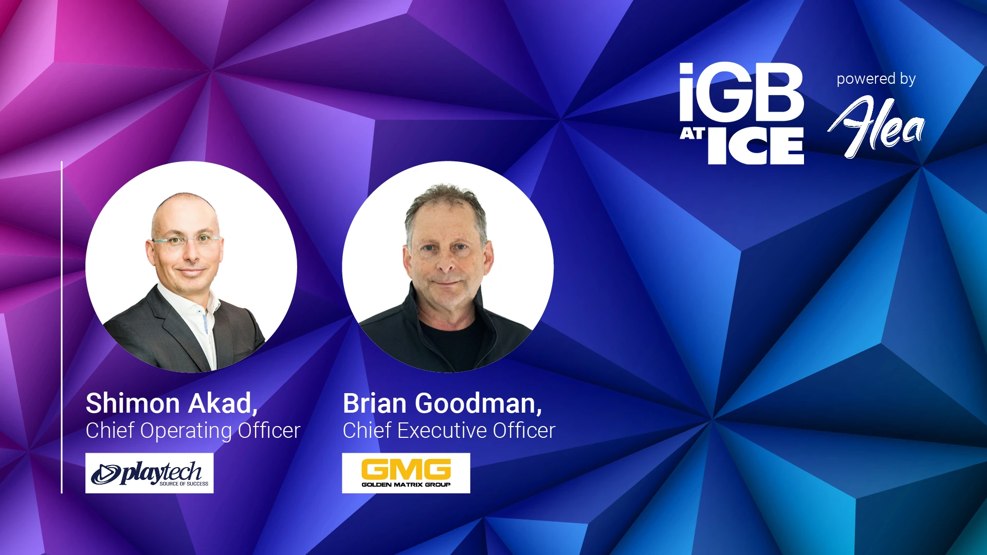 iGB@ICE Shimon Akad Playtech Brian Goodman Golden Matrix Group