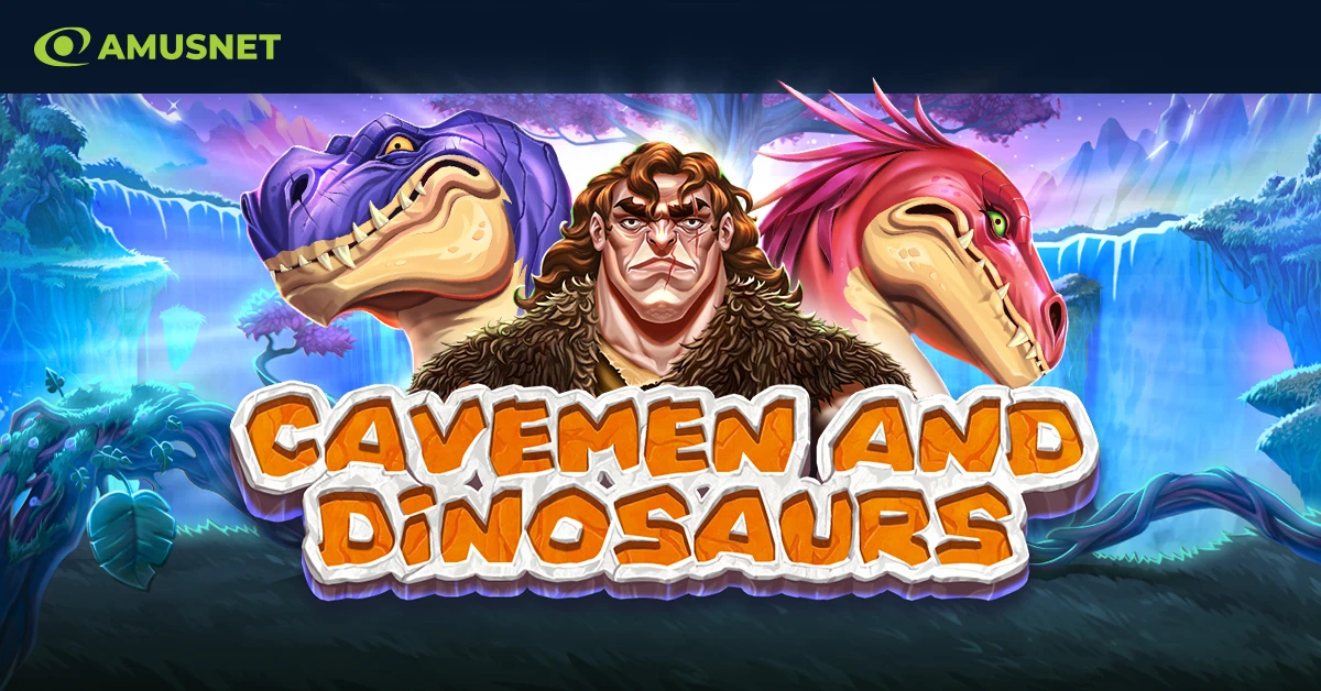 Amusnet_Caveman-and-Dinosaurs_header image
