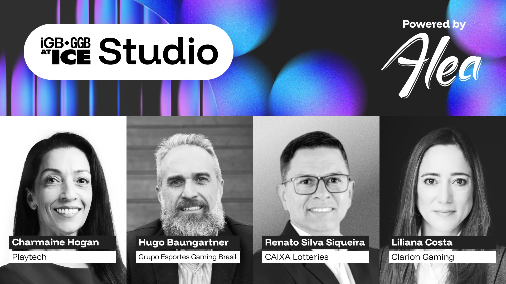 Charmaine Hogan, Hugo Baumgartner, Renato Silva Siqueira and Liliana Costa gathered at ICE Barcelona 2026 to assess Brazil’s newly regulated market