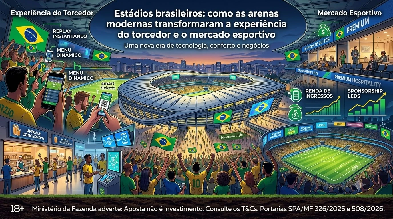 Bets modernização estádios brasileiros