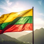 Lithuania flag as the country implements a player card for gamblers