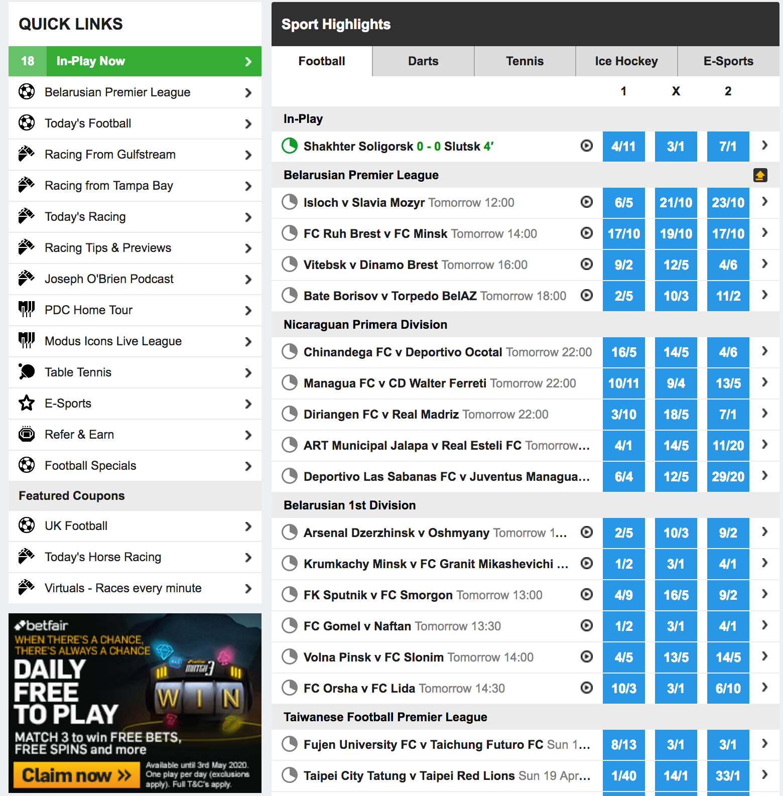 Sports lay a bet consecution ranking