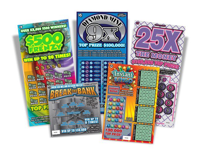 Lottery scratch cards from Scientific Games