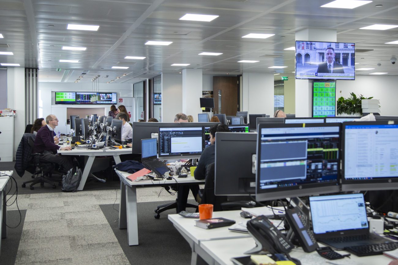 Trading floor