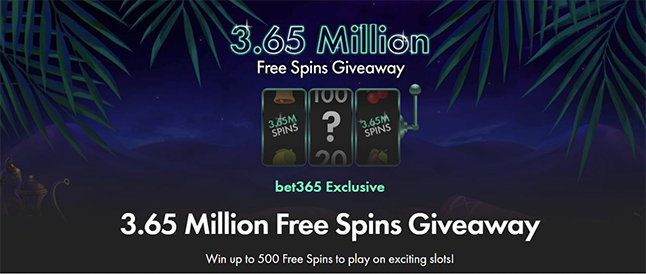 Casino Bet365 - 15 FREE SPINS!?! GIVE ME THAT BONUS 