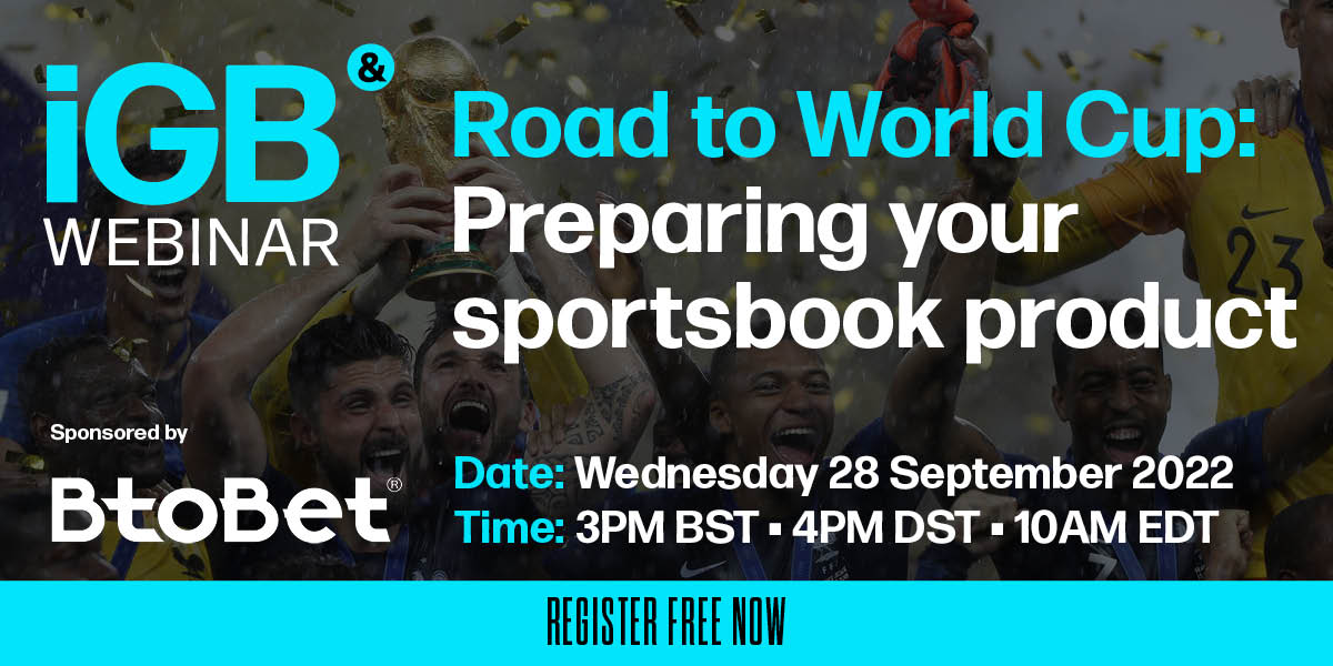 Road to World Cup: Preparing your sportsbook product webinar banner