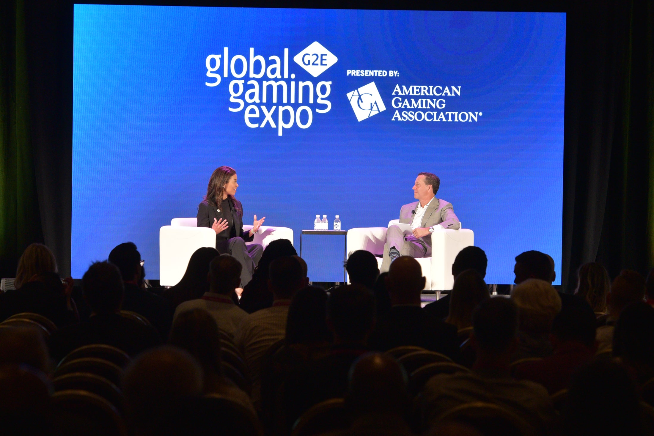 Bill Miller interviews Sandra Douglass Morgan at G2E 2022