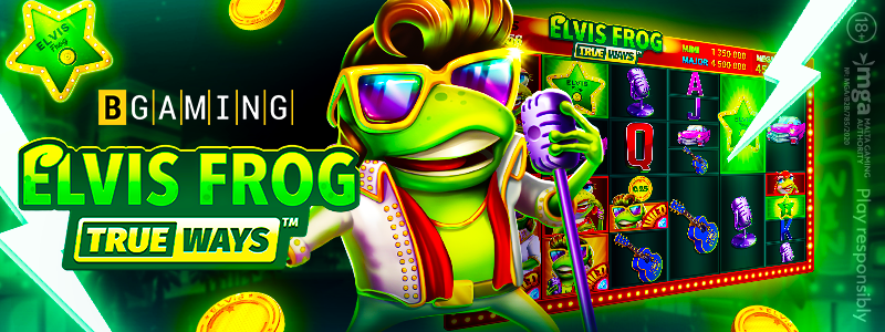 Legendary Elvis Frog By BGaming Returns In Brand New Trueways Mechanics ...