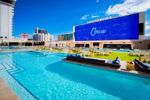 Circa Resort & Casino's Stadium Swim Screen