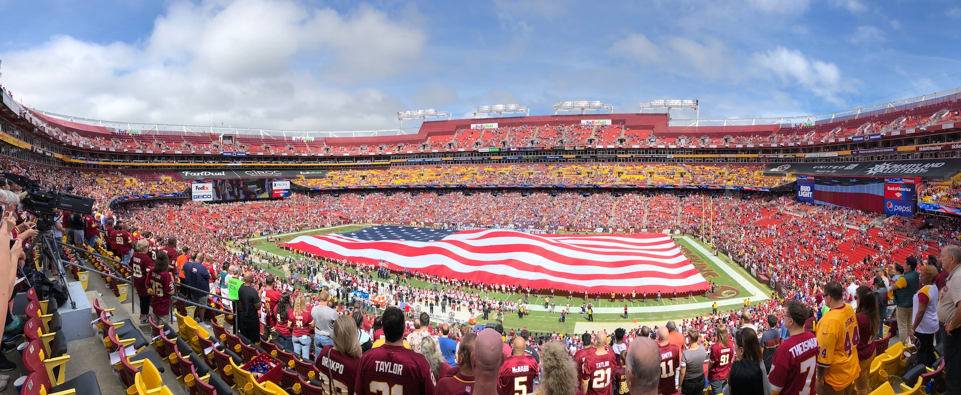 Fanatics Sportsbook inside Washington Commanders' FedEx Field