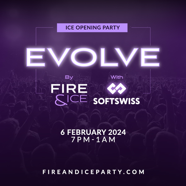 ICE 2024 Announces EVOLVE By Fire Ice With Headline Partner Softswiss   Evolve Fire Ice 600x600 Copy 