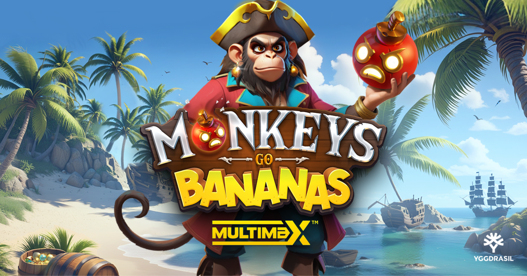 Yggdrasil offers multipliers aplenty in Monkeys Go Bananas MultiMax