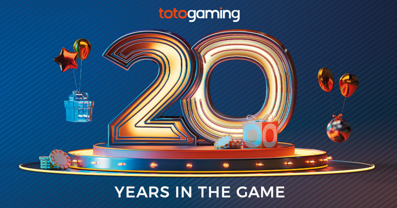 TotoGaming celebrates 20th anniversary in the gambling industry