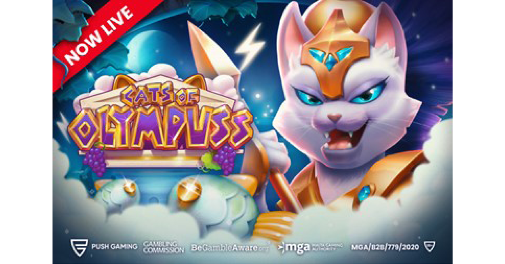 Push Gaming unleashes divine felines in Cats of Olympuss