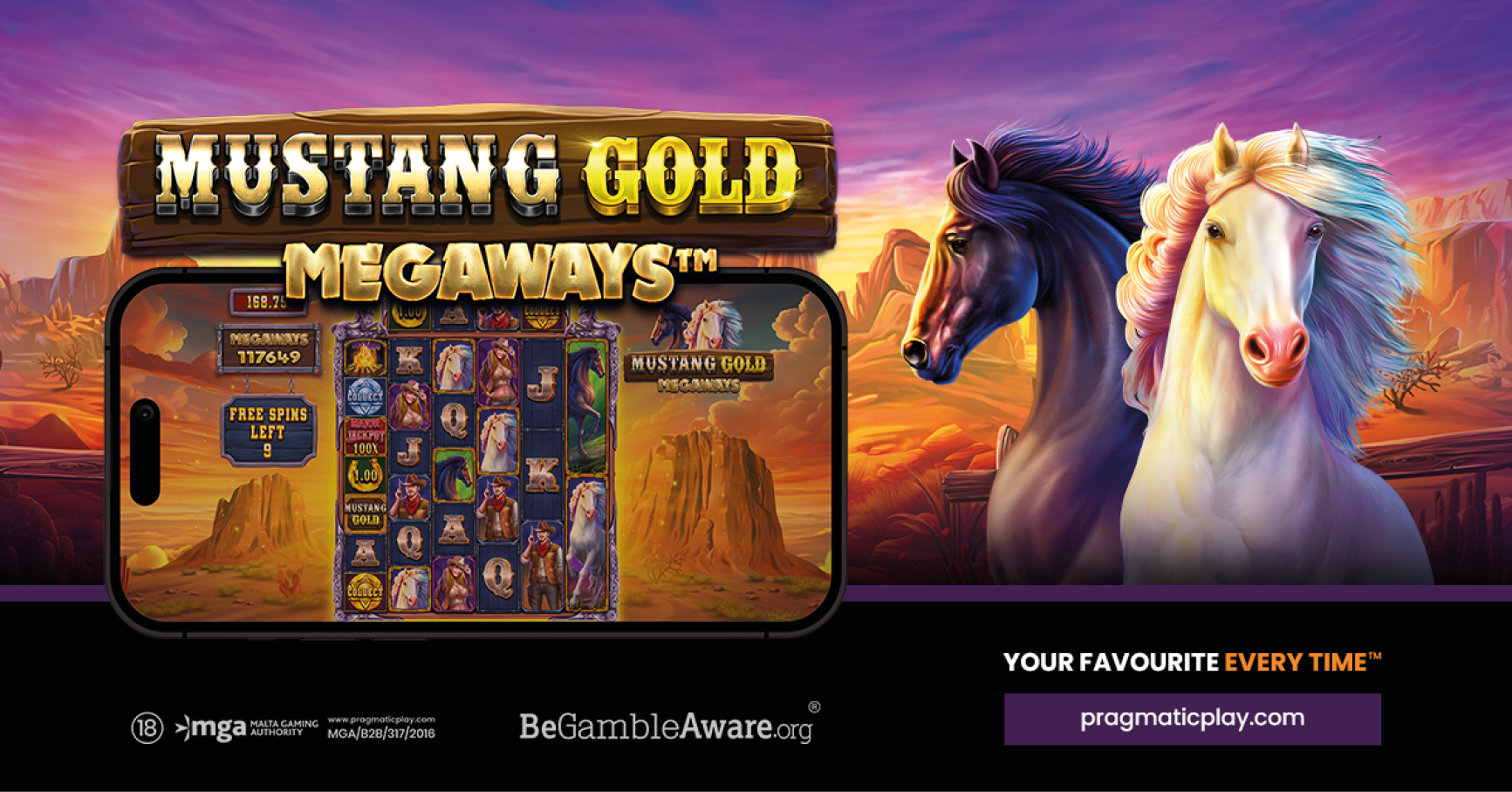 Pragmatic Play explores new frontiers in Mustang Gold Megaways