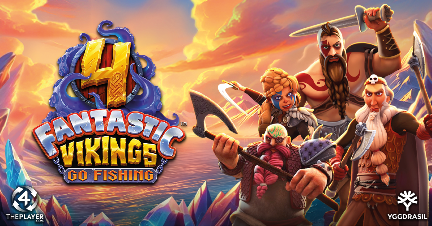 Legends collide as 4ThePlayer and Yggdrasil release 4 Fantastic Vikings Go Fishing - Casino & games - iGB