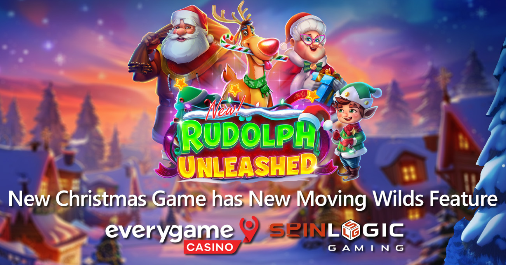 Everygame Casino introduces Rudolph Unleashed Christmas slot and crash game Ripcord Rush