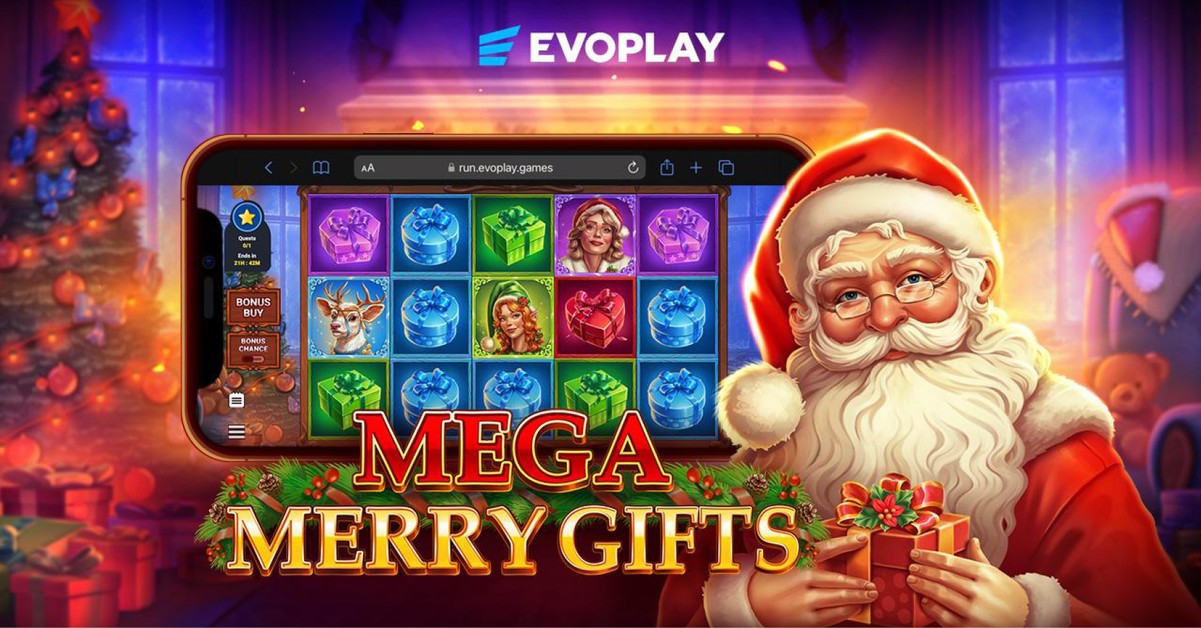 Evoplay expands festive portfolio with Mega Merry Gifts