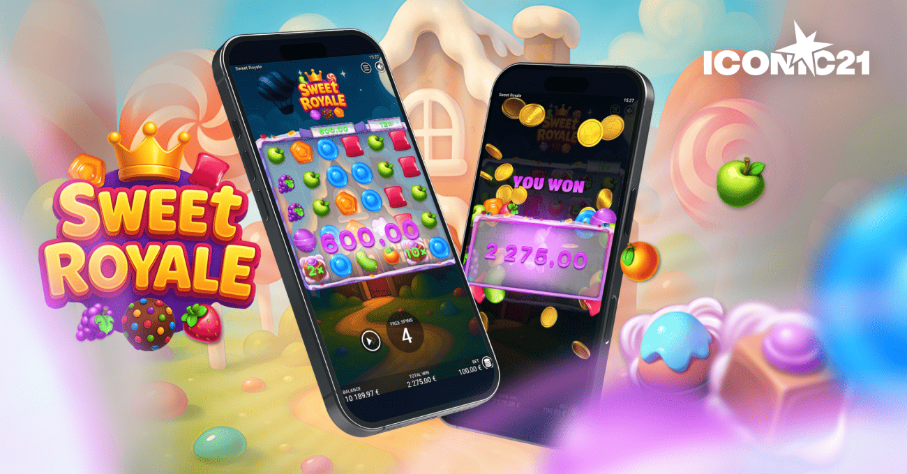 ICONIC21 takes players on a sugar rush in Sweet Royale - Slots - iGB