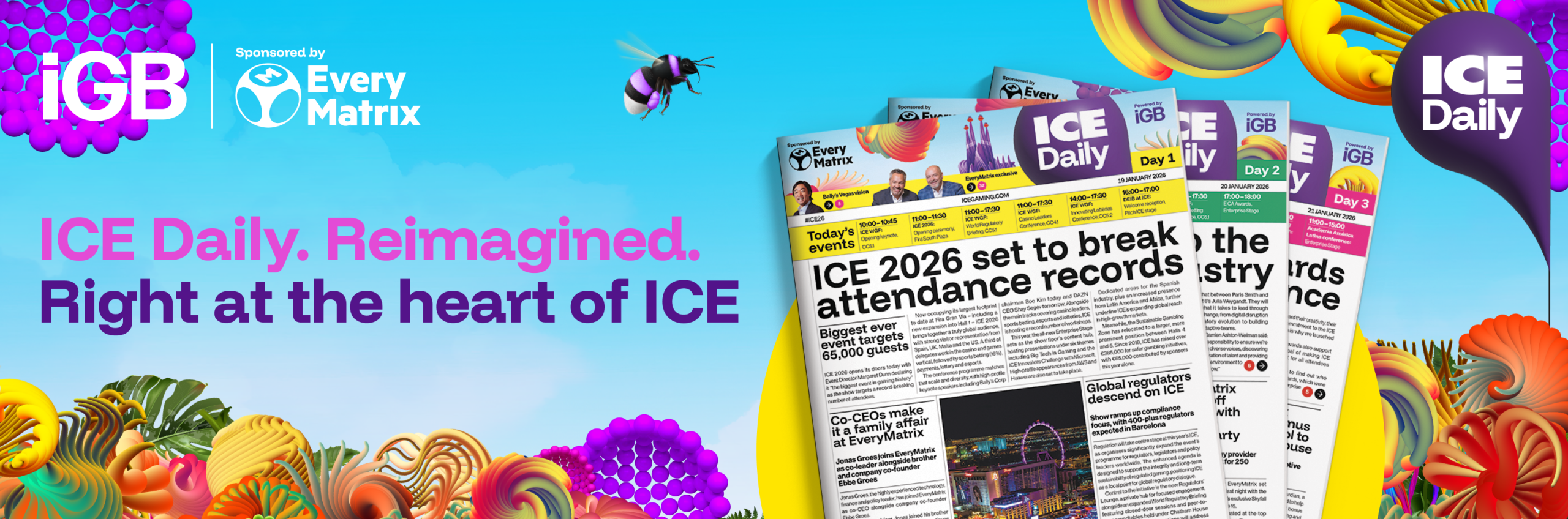 ICE Daily landing page header 