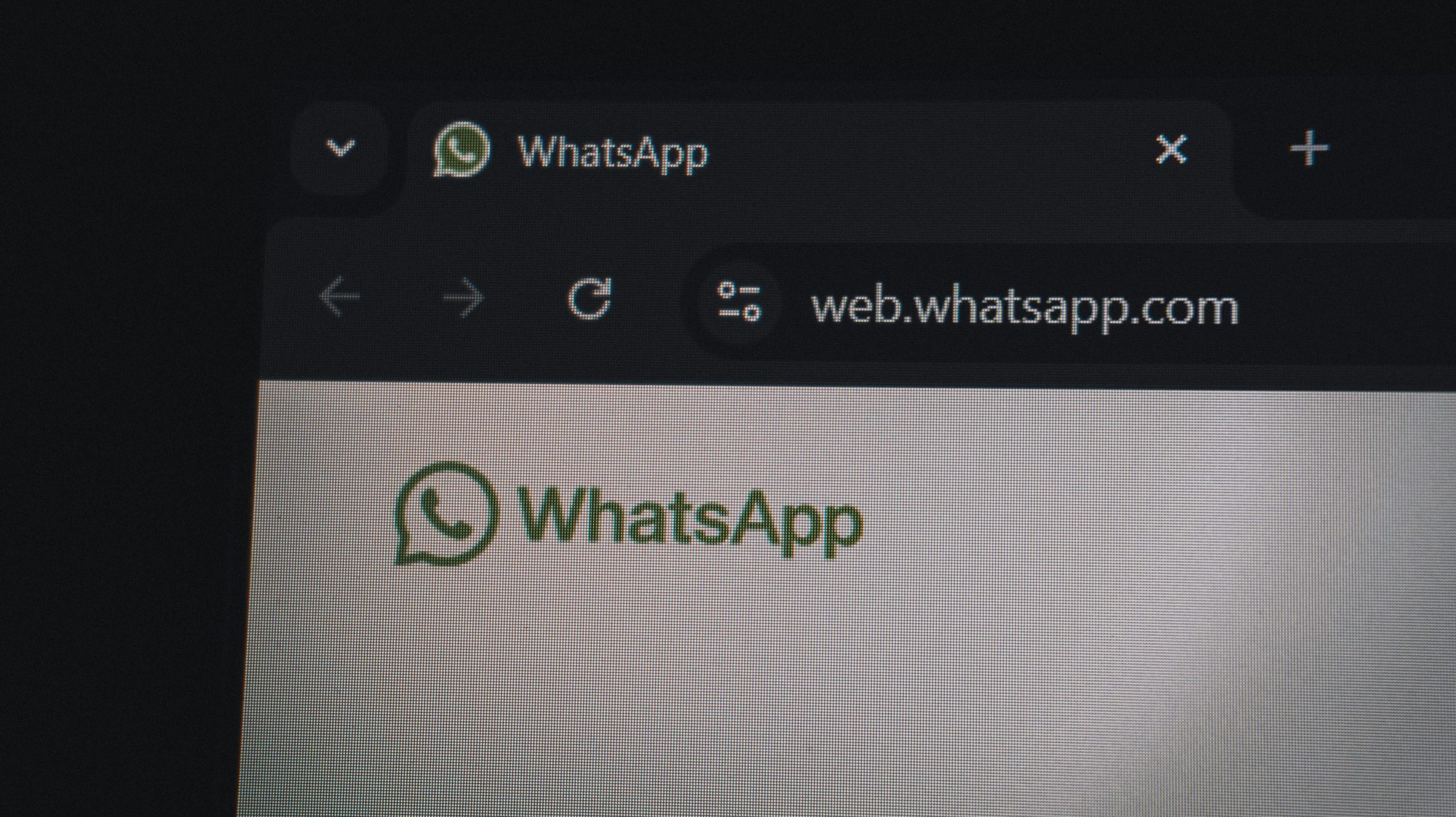WhatsApp interface