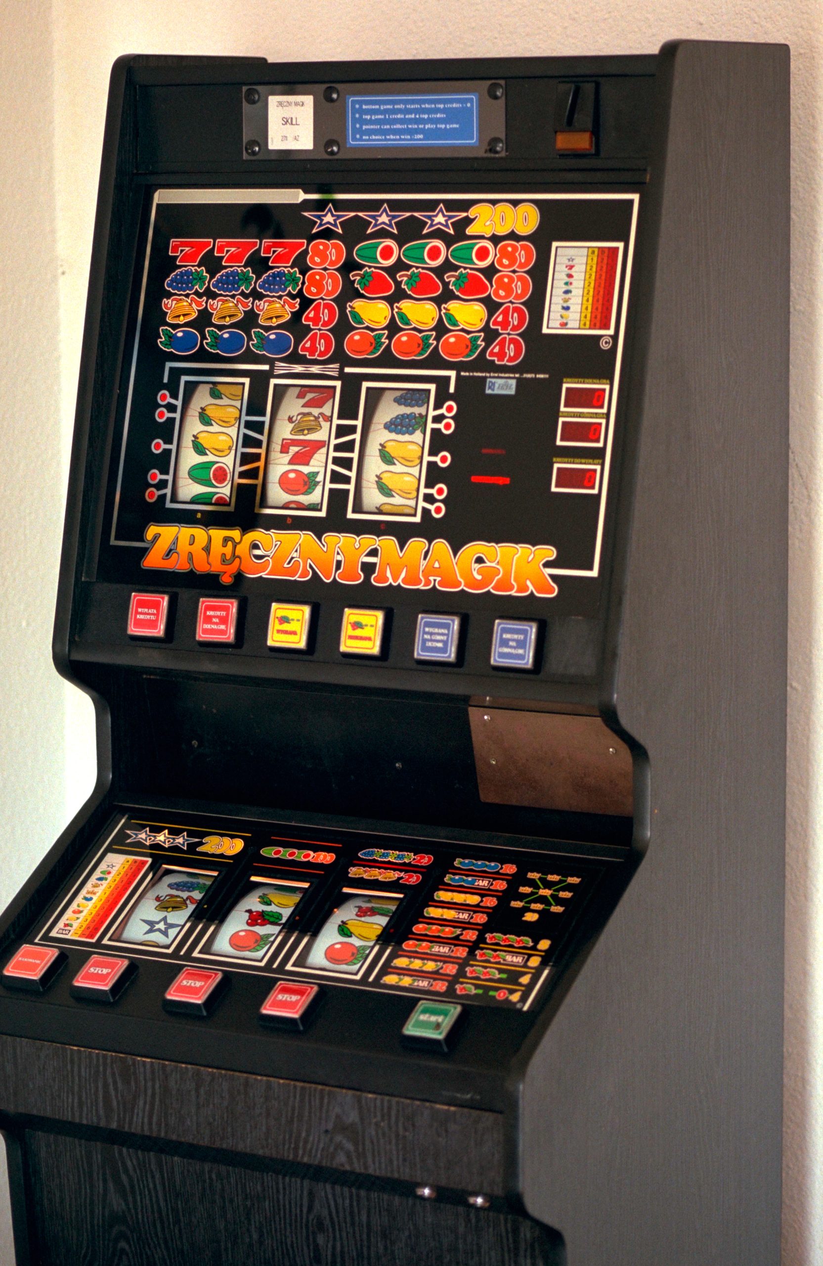 Slot machine in Gdansk, Poland