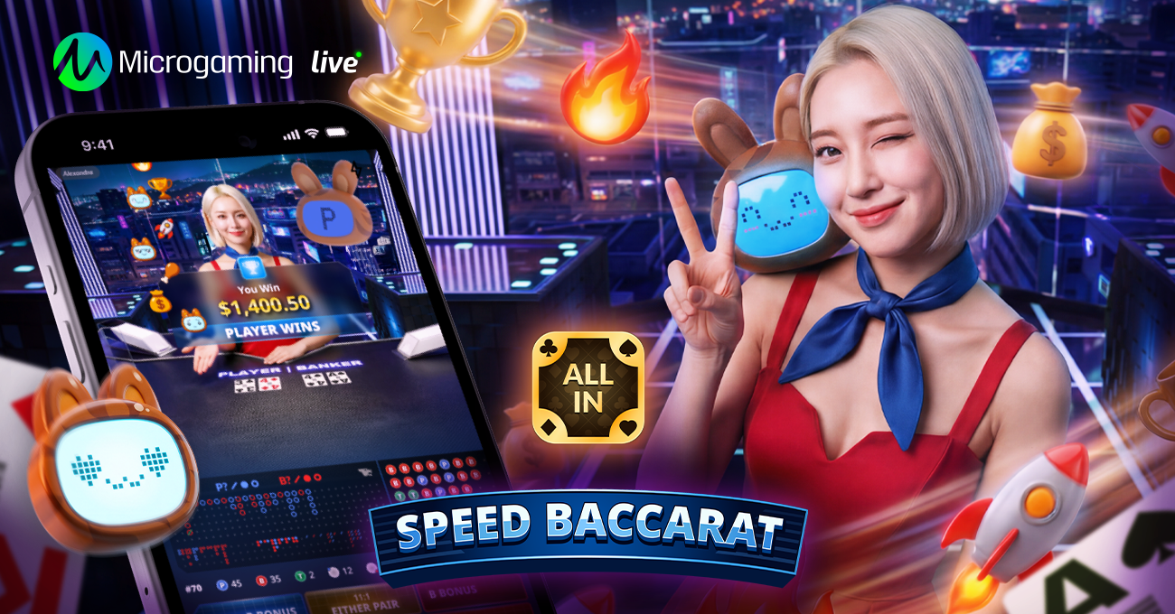 Microgaming Live adds more energy to baccarat with All-In Speed Baccarat launch