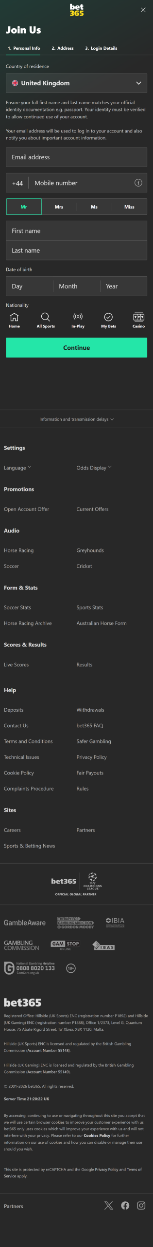 UK – bet365